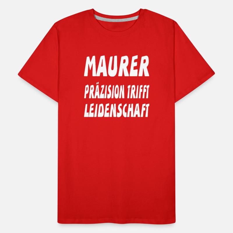 Maurer Männer Premium Bio T-Shirt