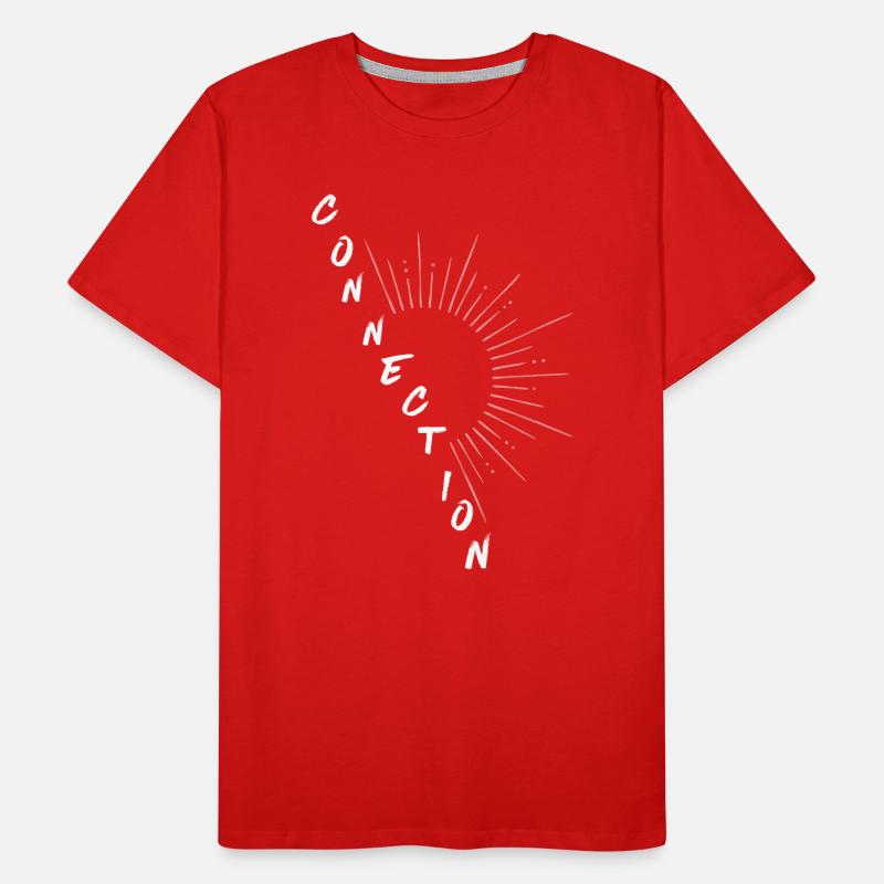 CONNECTION – Universal Energy Men's Premium Organic T-Shirt
