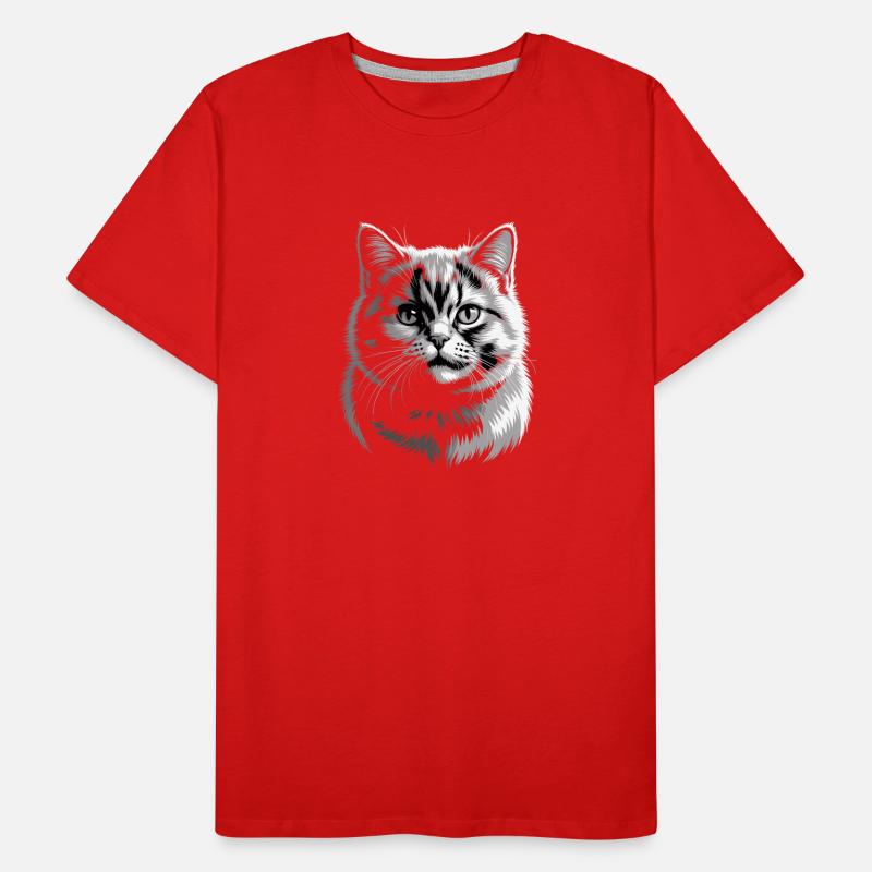 Britisch Kurzhaar BKH Männer Premium Bio T-Shirt