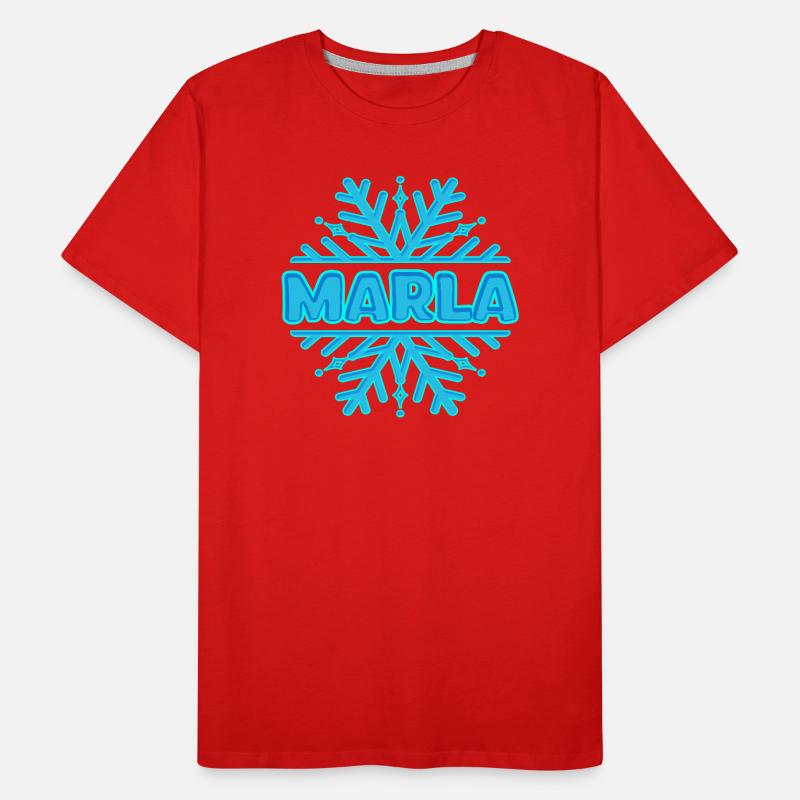 First name Marla Men's Premium Organic T-Shirt