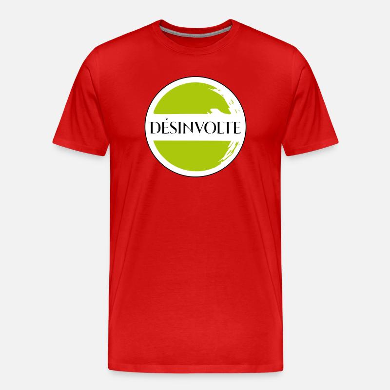 Désinvolte  - T-shirt bio Premium Homme - rouge