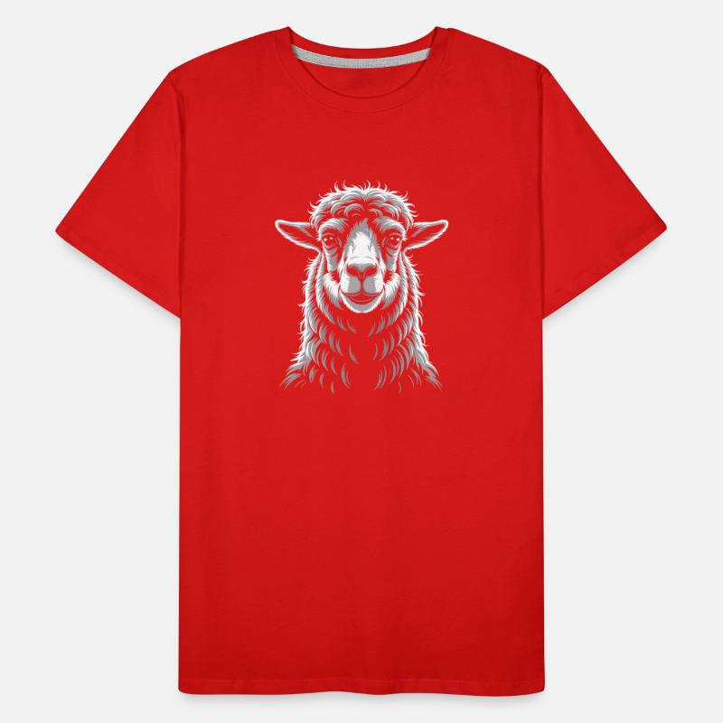 lama T-shirt bio Premium Homme