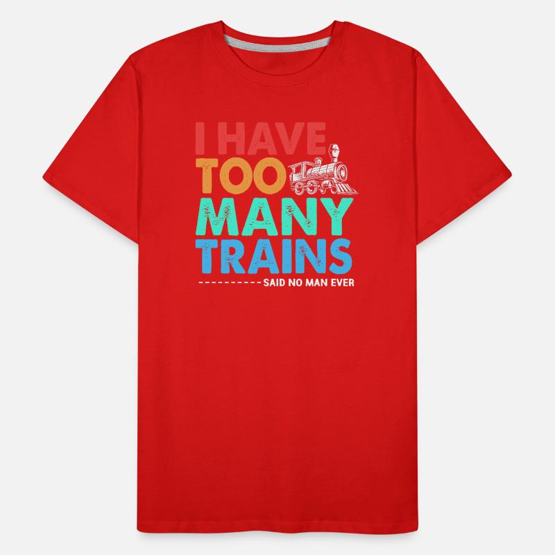 Model Railway Model Making Model Maker Men's Premium Organic T-Shirt