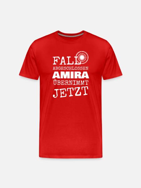 Geschenk für Amira - Männer Premium Bio T-Shirt - Rot