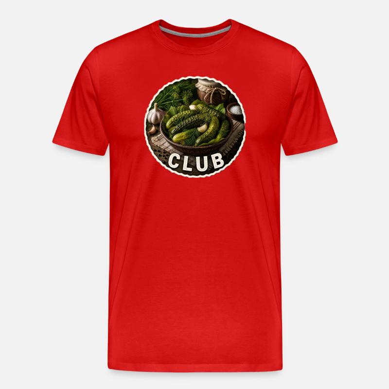 Concombres Malosolnii - T-shirt bio Premium Homme - rouge