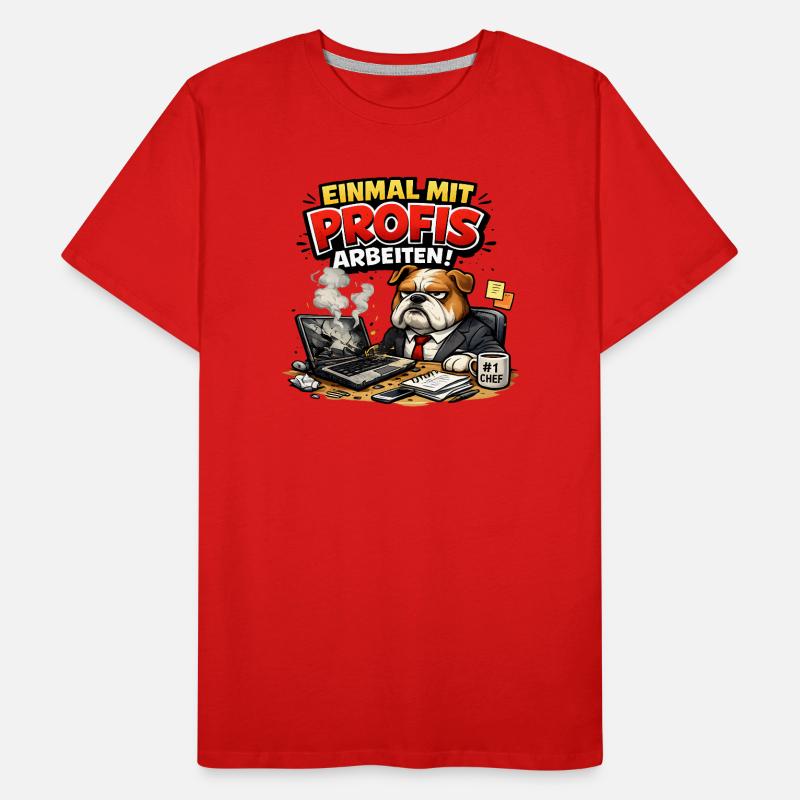 Einmal mit Profis arbeiten Männer Premium Bio T-Shirt