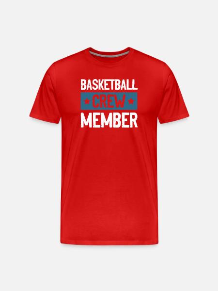 Équipe de basket-ball - T-shirt bio Premium Homme - rouge