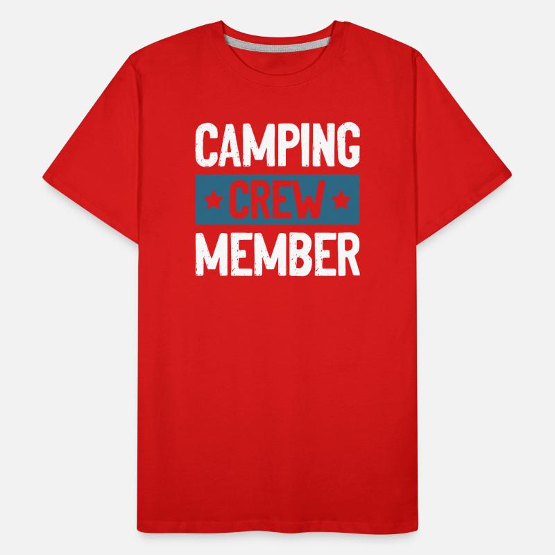 Équipe de camping T-shirt bio Premium Homme