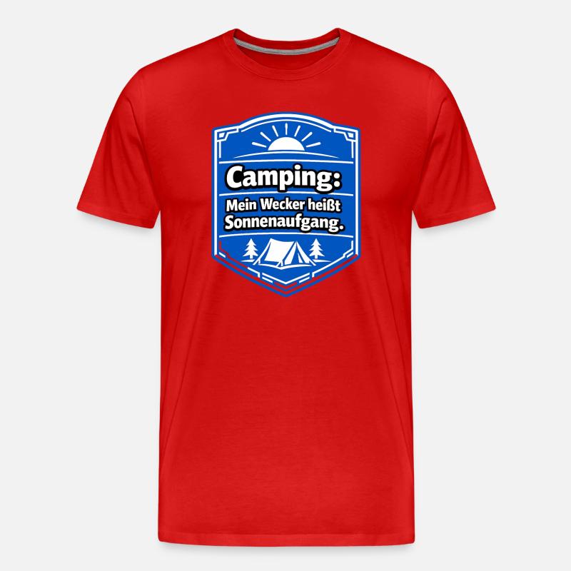 Camper - Men's Premium Organic T-Shirt - red