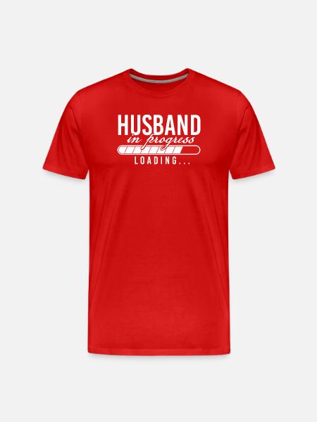 Ehemann lädt Junggesellenabschied Bräutigam-Trupp - Männer Premium Bio T-Shirt - Rot