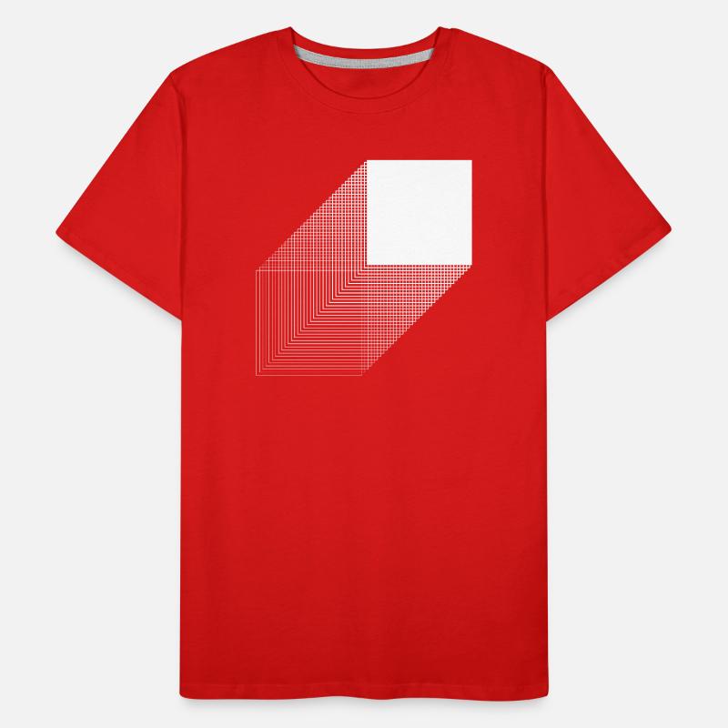 Bold square bauhaus design Men's Premium Organic T-Shirt