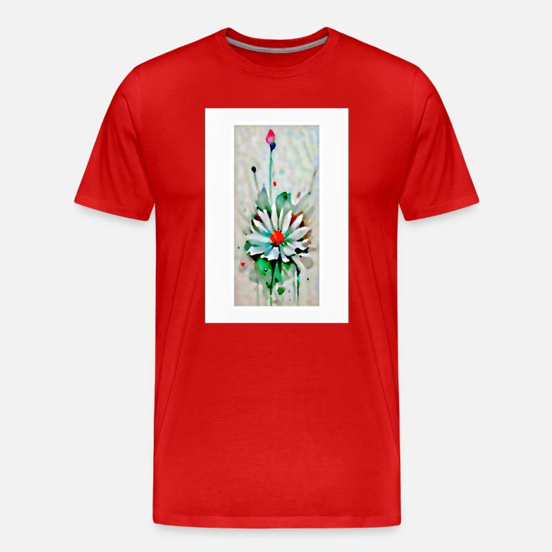 klajgrdajtscwlj - Männer Premium Bio T-Shirt - Rot