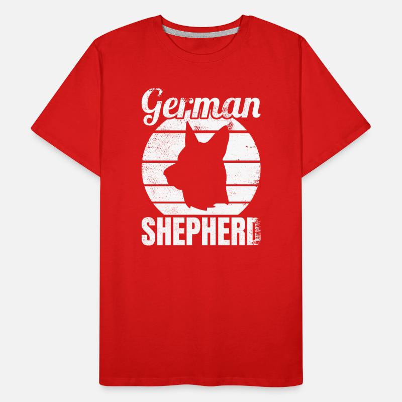 German Shepherd Männer Premium Bio T-Shirt