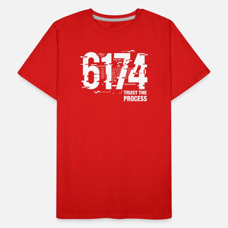 6174 Mathématiques du bug constant de Kaprekar T-shirt bio Premium Homme