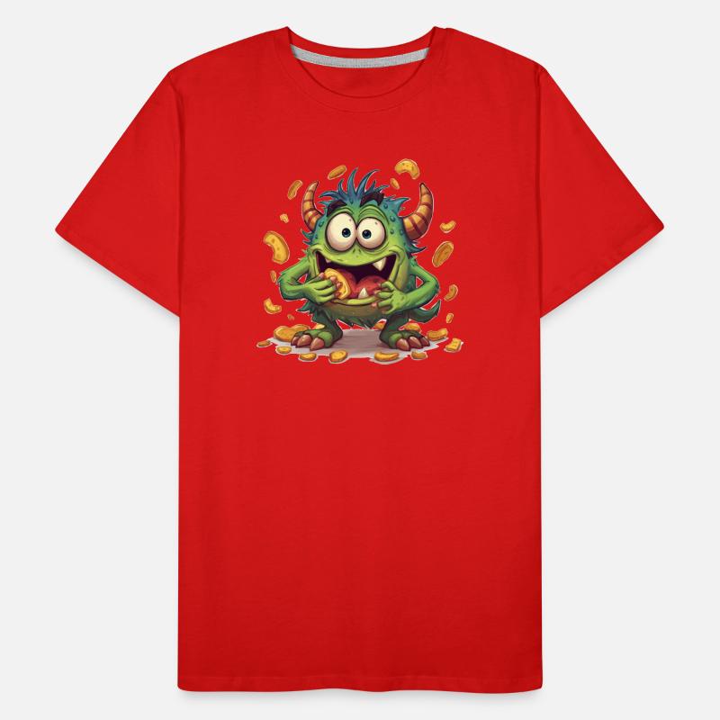 Mint Sample Snacking Men's Premium Organic T-Shirt