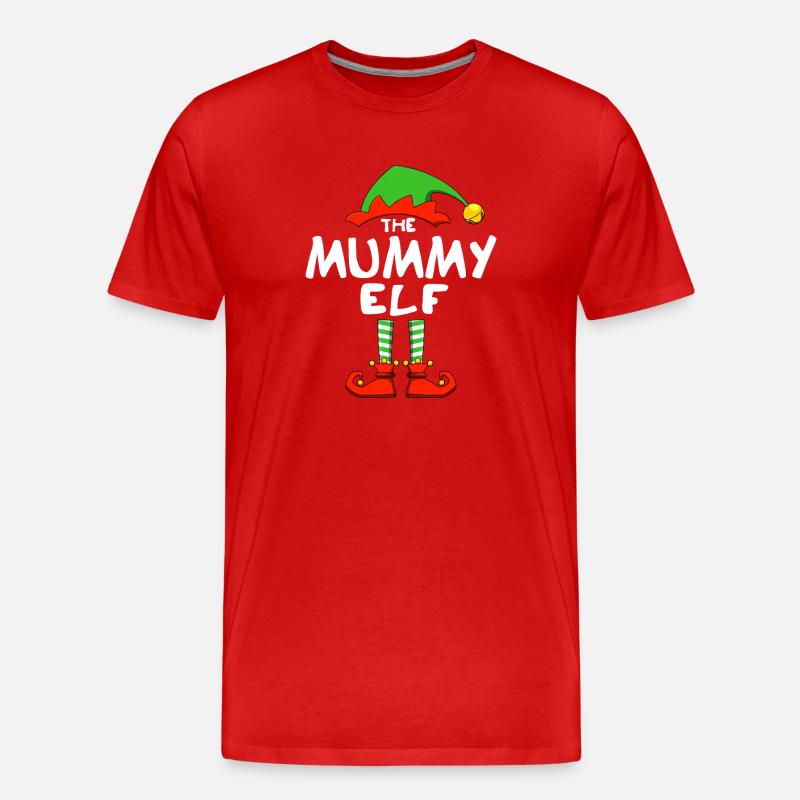 Elfe momie - T-shirt bio Premium Homme - rouge