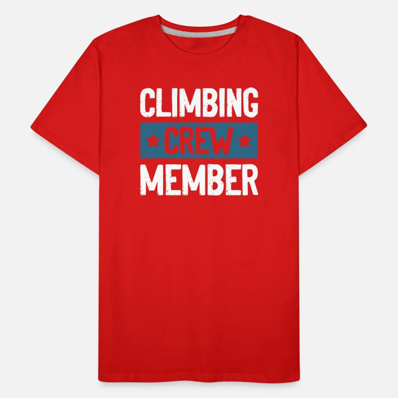 Équipe d’escalade T-shirt bio Premium Homme