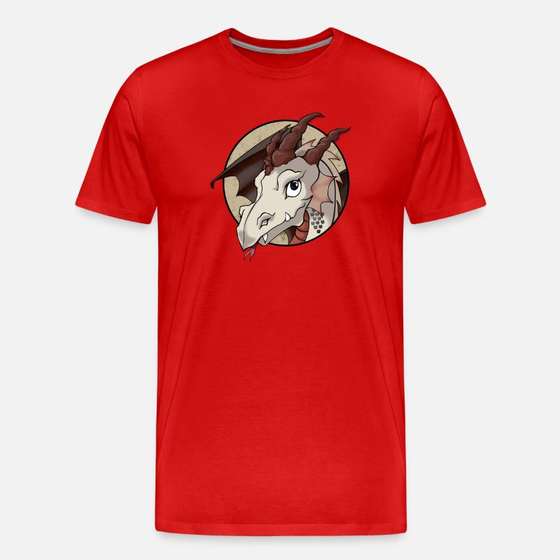 Dragon mignon - T-shirt bio Premium Homme - rouge