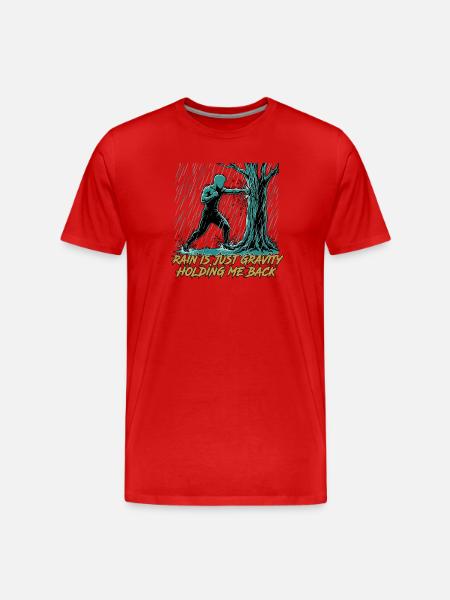Kung Fu Martial Arts - Men's Premium Organic T-Shirt - red