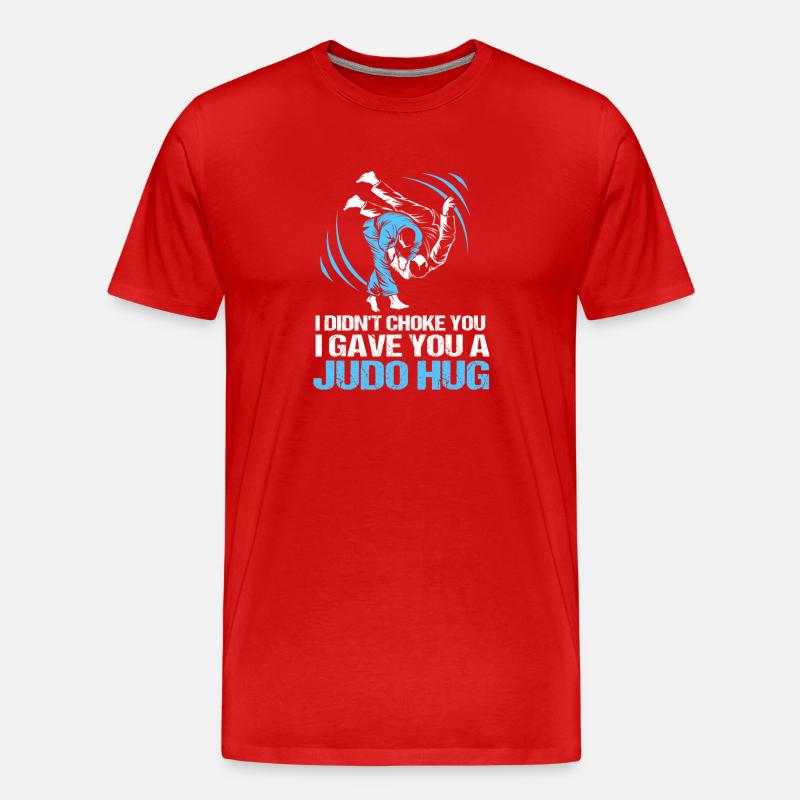 Judo - Männer Premium Bio T-Shirt - Rot