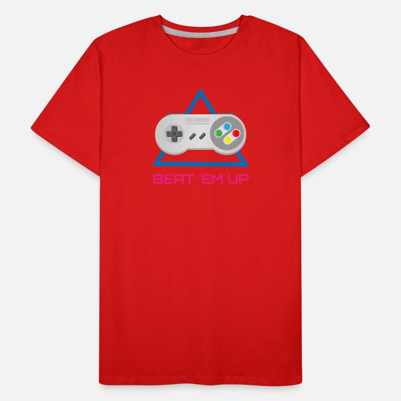 Retro Gamer Controller – Arcade Video Game  Men's Premium Organic T-Shirt