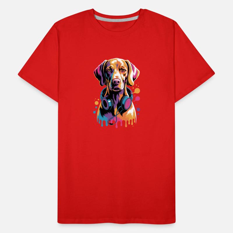 Viszla Männer Premium Bio T-Shirt