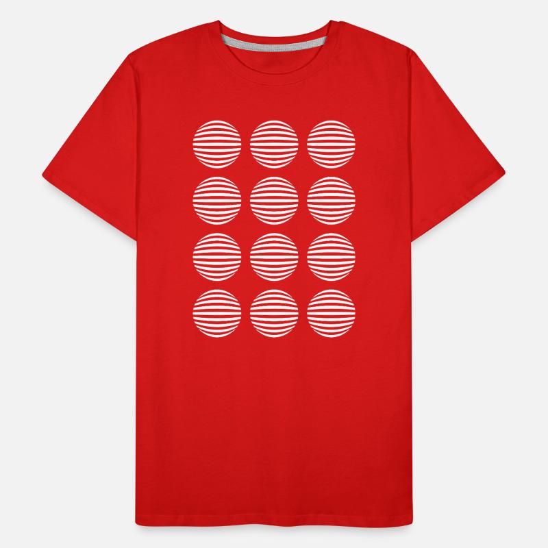 Sphères géométriques T-shirt bio Premium Homme