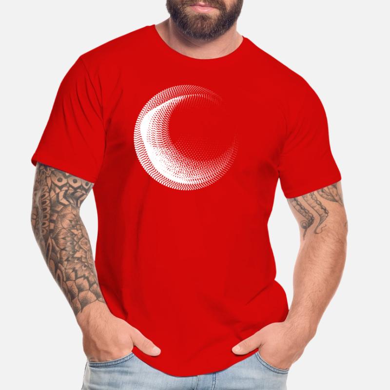 circles dots design Men's Premium Organic T-Shirt