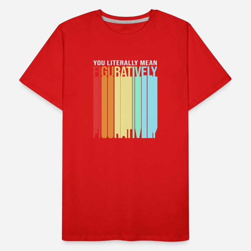 Grammatik Männer Premium Bio T-Shirt