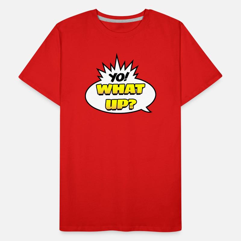 Yo ! Quoi de neuf ? T-shirt bio Premium Homme