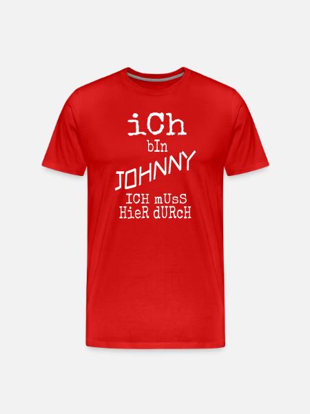 Geschenk für Johnny - Männer Premium Bio T-Shirt - Rot
