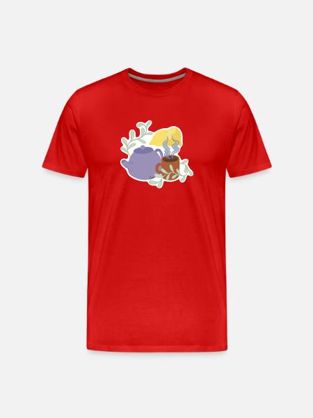 Lemon tea - Men's Premium Organic T-Shirt - red