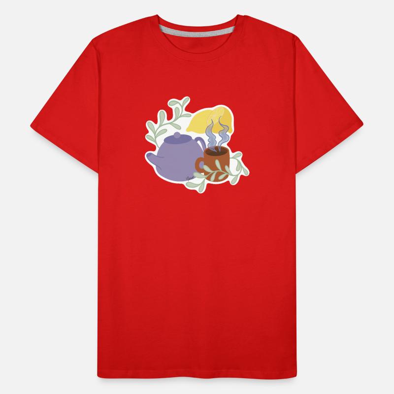 Lemon tea Men's Premium Organic T-Shirt