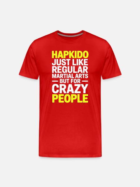 Hapkido Hap Ki Do Gifts - Men's Premium Organic T-Shirt - red