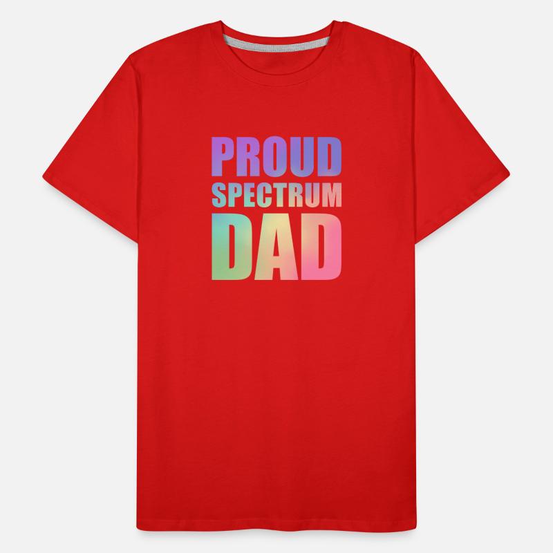Proud Spectrum Dad Men's Premium Organic T-Shirt