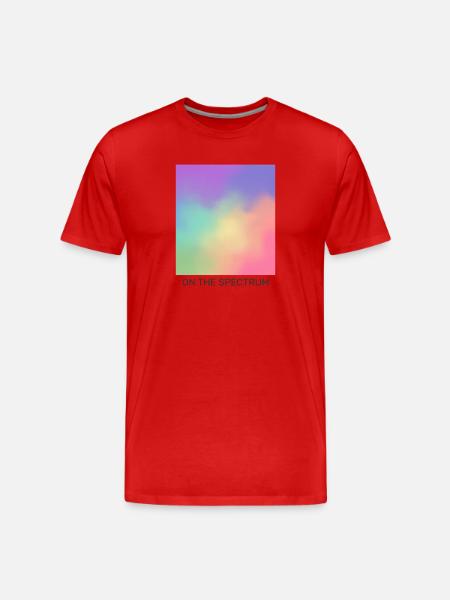 On the spectrum - Men's Premium Organic T-Shirt - red