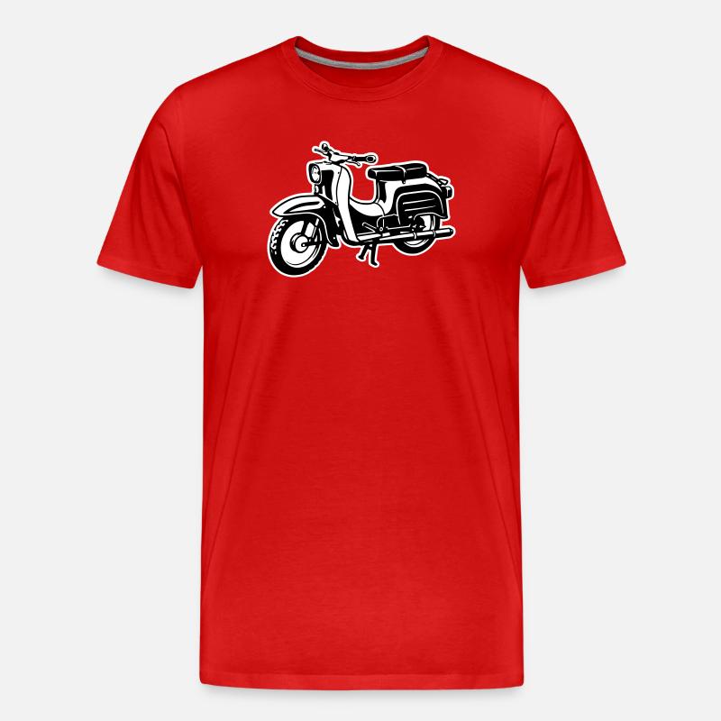 Schwalbe - two-tone - Men's Premium Organic T-Shirt - red