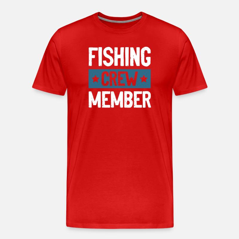 Équipage de pêche - T-shirt bio Premium Homme - rouge