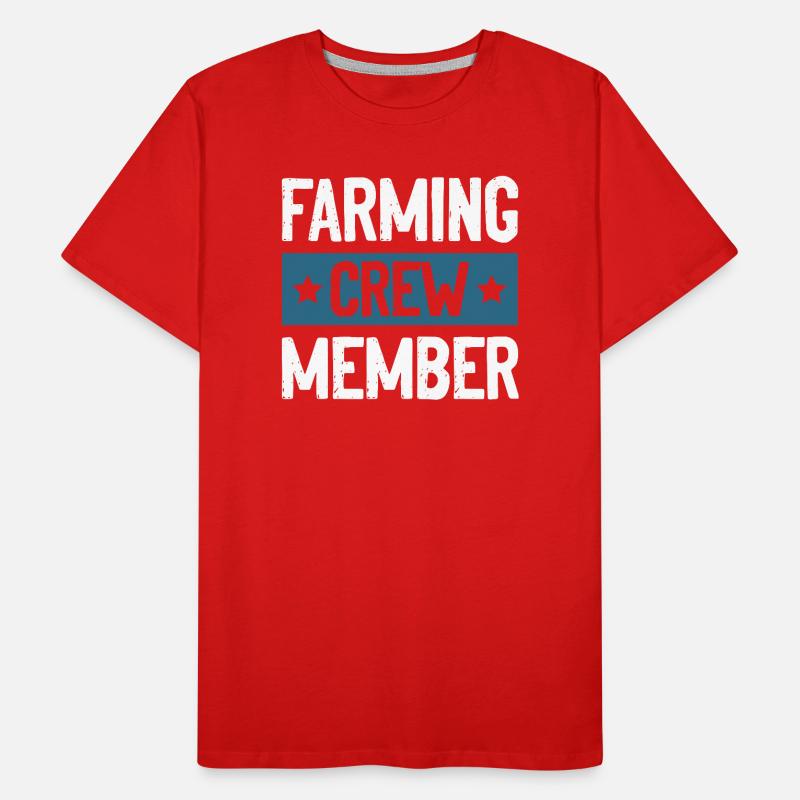 Équipe d’agriculteurs T-shirt bio Premium Homme