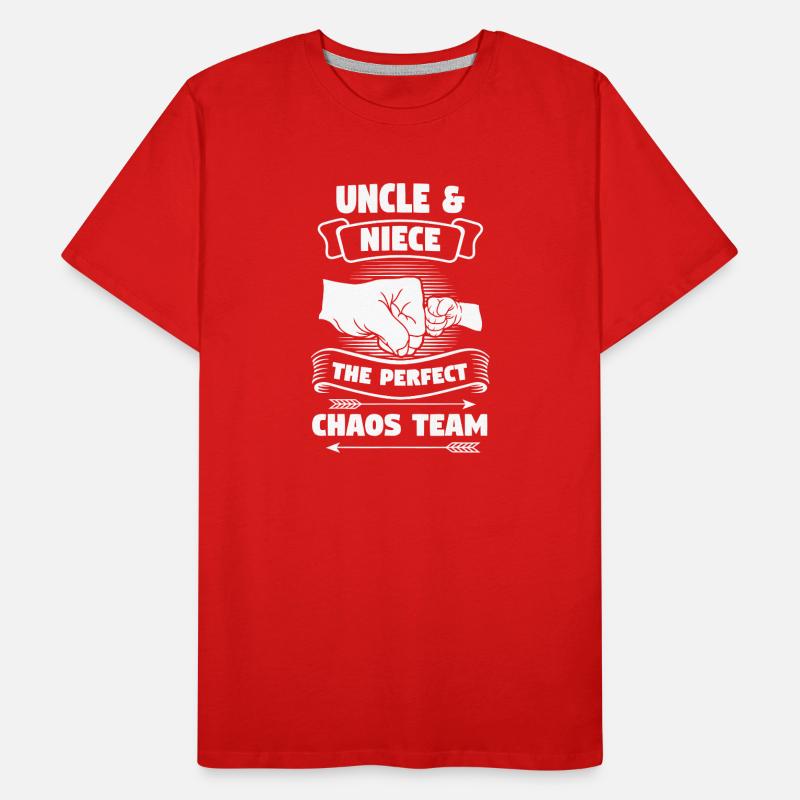 Uncle Niece Chaos Team Men's Premium Organic T-Shirt