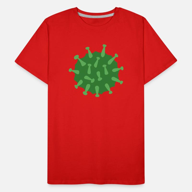 Virus Vert T-shirt bio Premium Homme