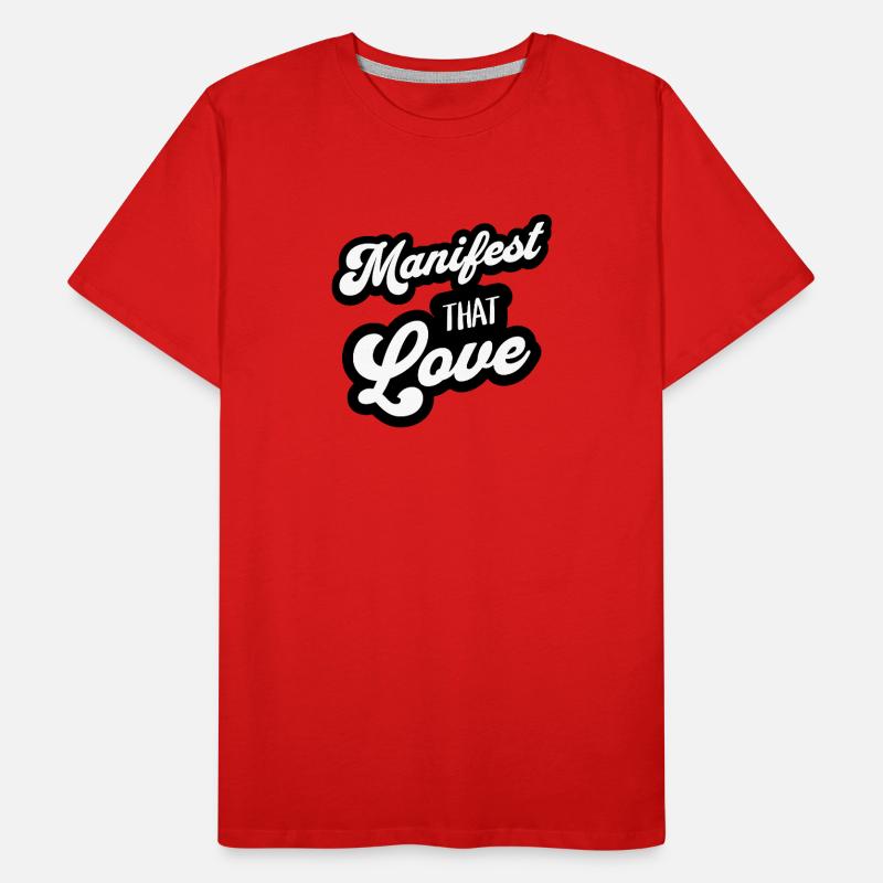 Manifestiere diese Liebe Männer Premium Bio T-Shirt