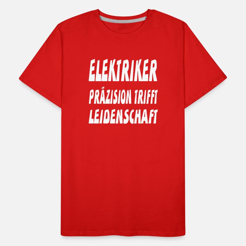 Elektriker Männer Premium Bio T-Shirt