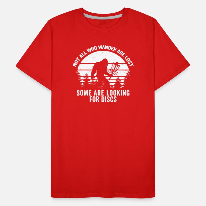 Sasquatch Disc Hunter Männer Premium Bio T-Shirt
