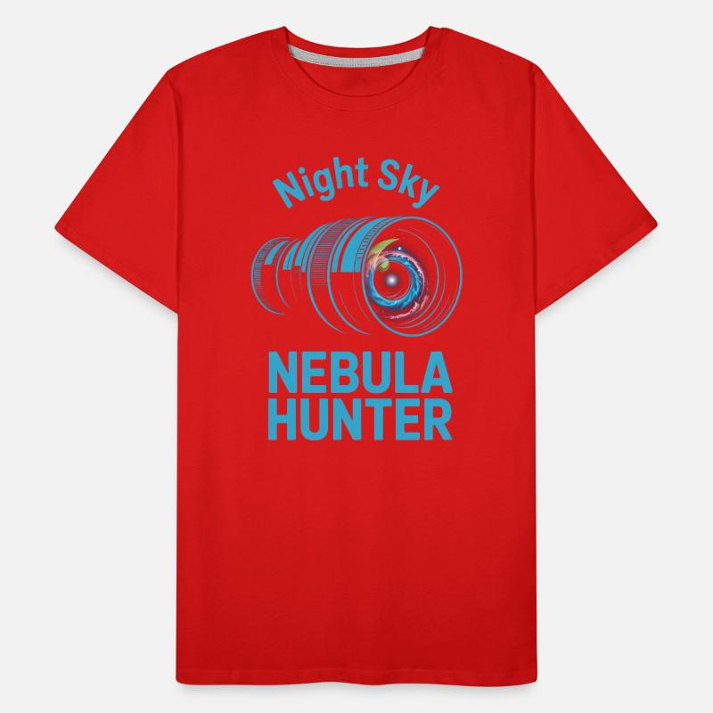 Chasseur de Nébuleuses du Ciel Nocturne T-shirt bio Premium Homme