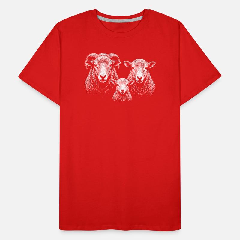 sheep Men's Premium Organic T-Shirt