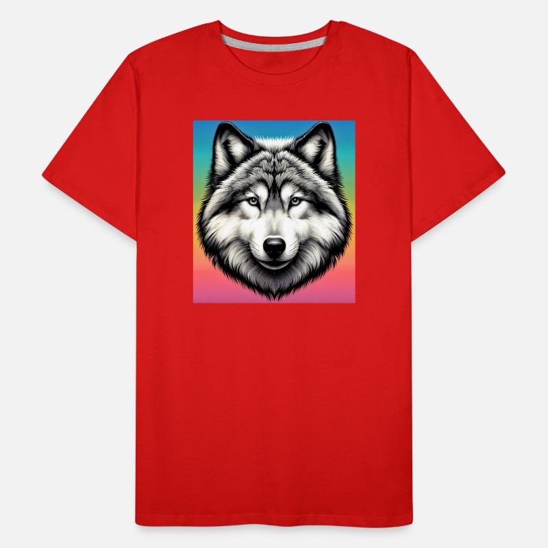Wolf Men's Premium Organic T-Shirt
