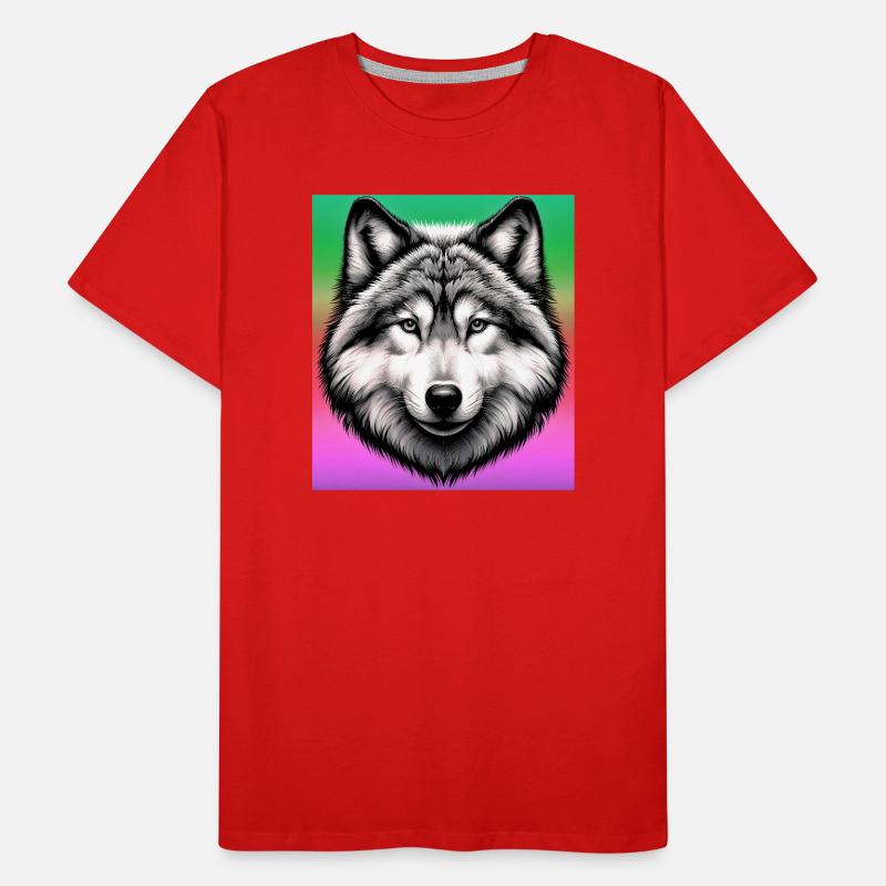 Wolf Men's Premium Organic T-Shirt