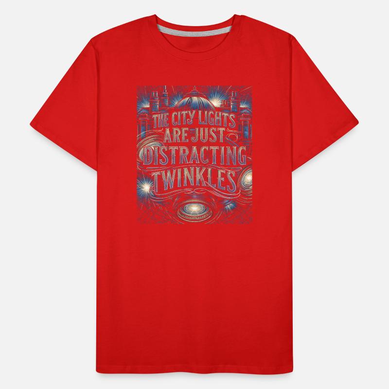 Don d’astrologie de la constellation céleste T-shirt bio Premium Homme
