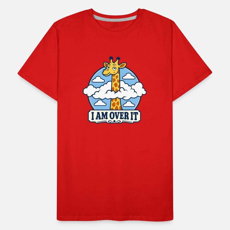 Giraffe Leave-it-behind Men's Premium Organic T-Shirt